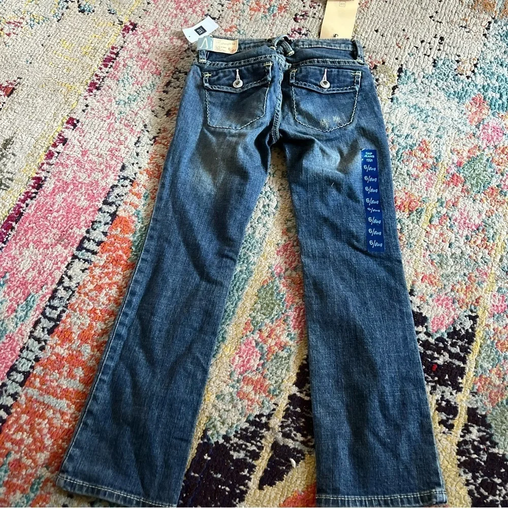 Gap girls jeans boot cut size 6 NWT